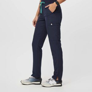 NWT High Waisted Yola™ FREEx™ Skinny Scrub Pants Navy